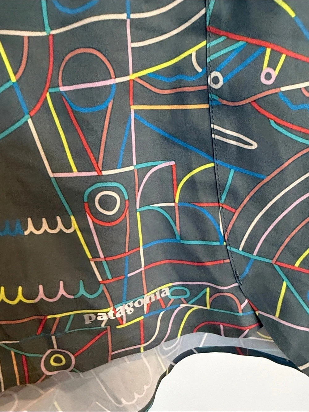 Patagonia Abstract Running Hiking Shorts Gray Size Small Like New - Picture 5 of 5